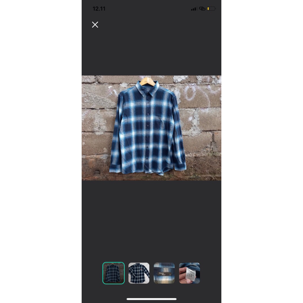 Flanel Veterano Blue Black