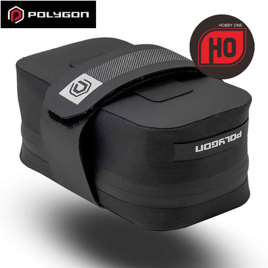 POLYGON Weatherproof 0.5 Liter Saddle Pack Bag Black -  Tas Sadel Sepeda