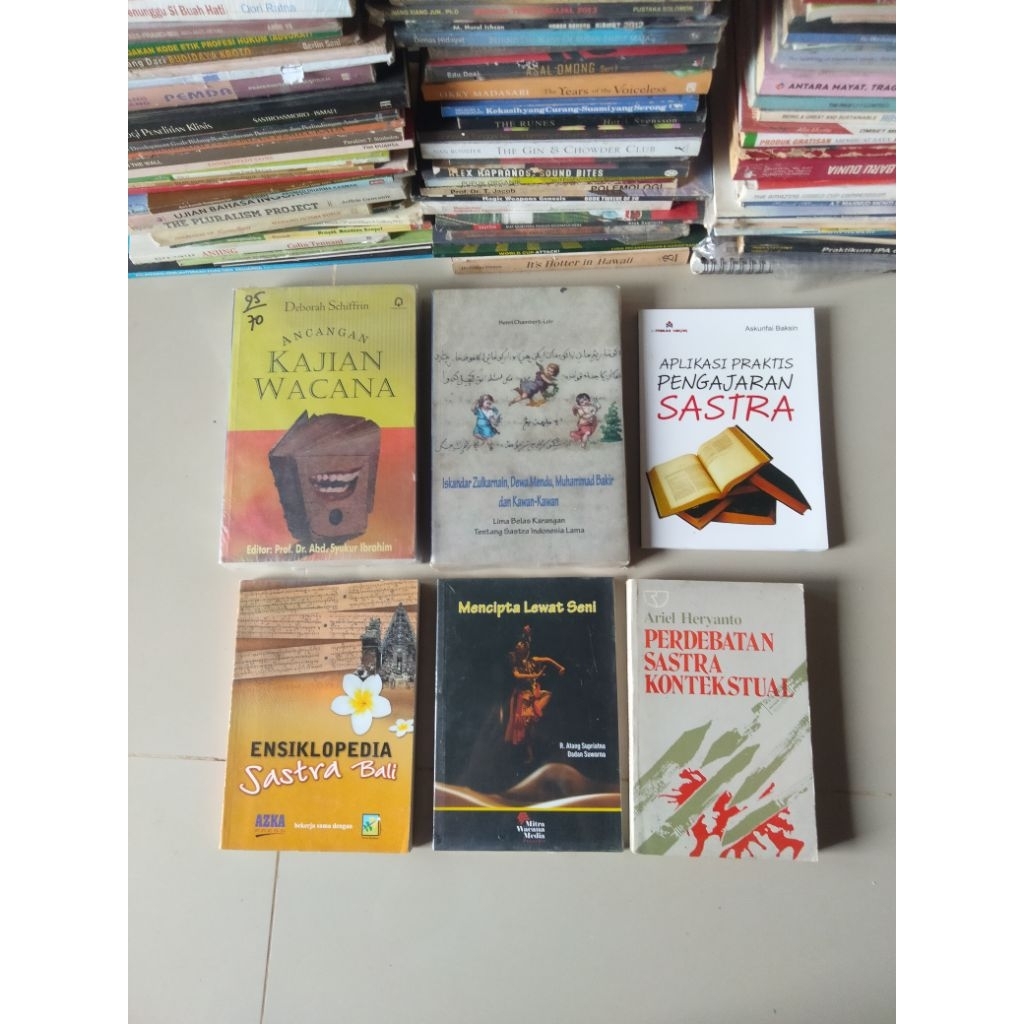 Buku Sastra, Ancangan KAJIAN WACANA, Lima Belas Karangan Tentang Sastra Indonesia Lama, APLIKASI PRA