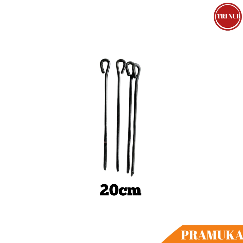 Pasak Tenda Besi (PANJANG 20cm) / Pasak Tenda Camping Besi / Patok Tenda Pramuka