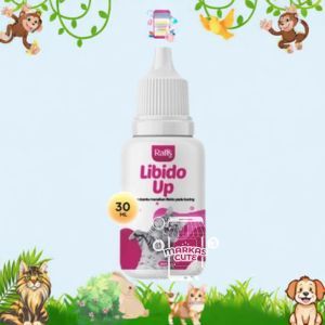Raffs Libido Up 30ml -Obat Perangsang Birahi Kucing Jantan & Betina Penambah Libido & Stamina Kucing