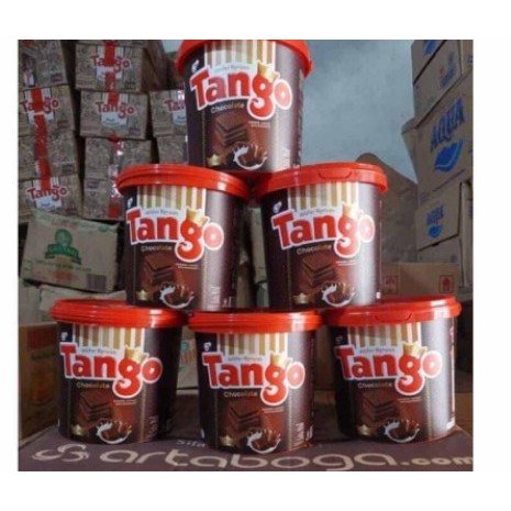 Tango Wafer Cokelat Kemasan Jar Toples Tango Cokelat Wafer Renyah Wafer Tango Jar