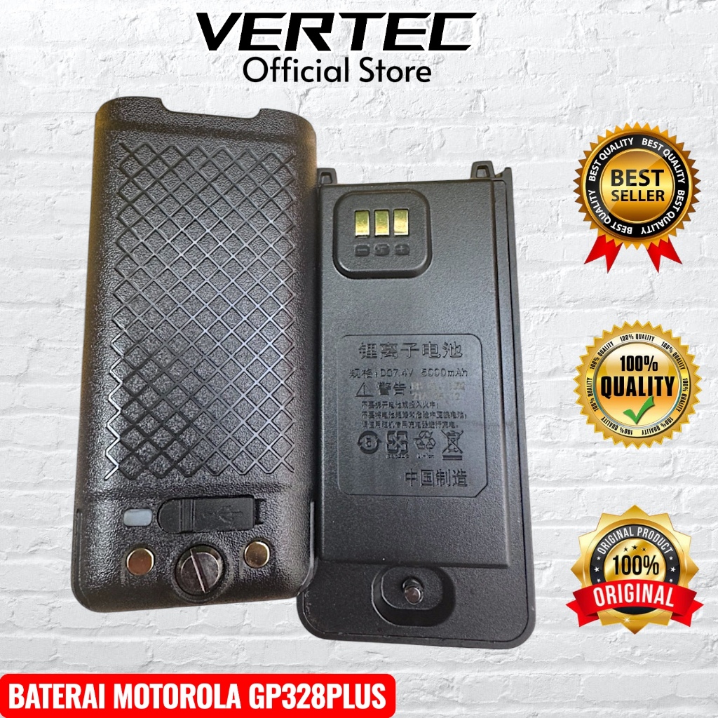 Baterai HT MOTOROLA GP328Plus Li-ion 5000mAh GP 328Plus GP328 Plus