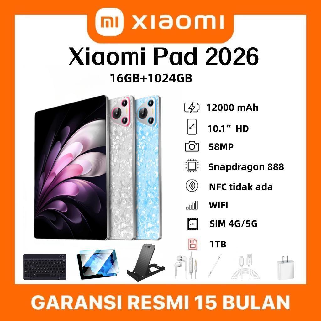 Xiaomi Pad 5G 10.1" 16GB+1TB Snapdragon 888 | 120Hz OLED FullView | Tablet Android Premium Murah | G