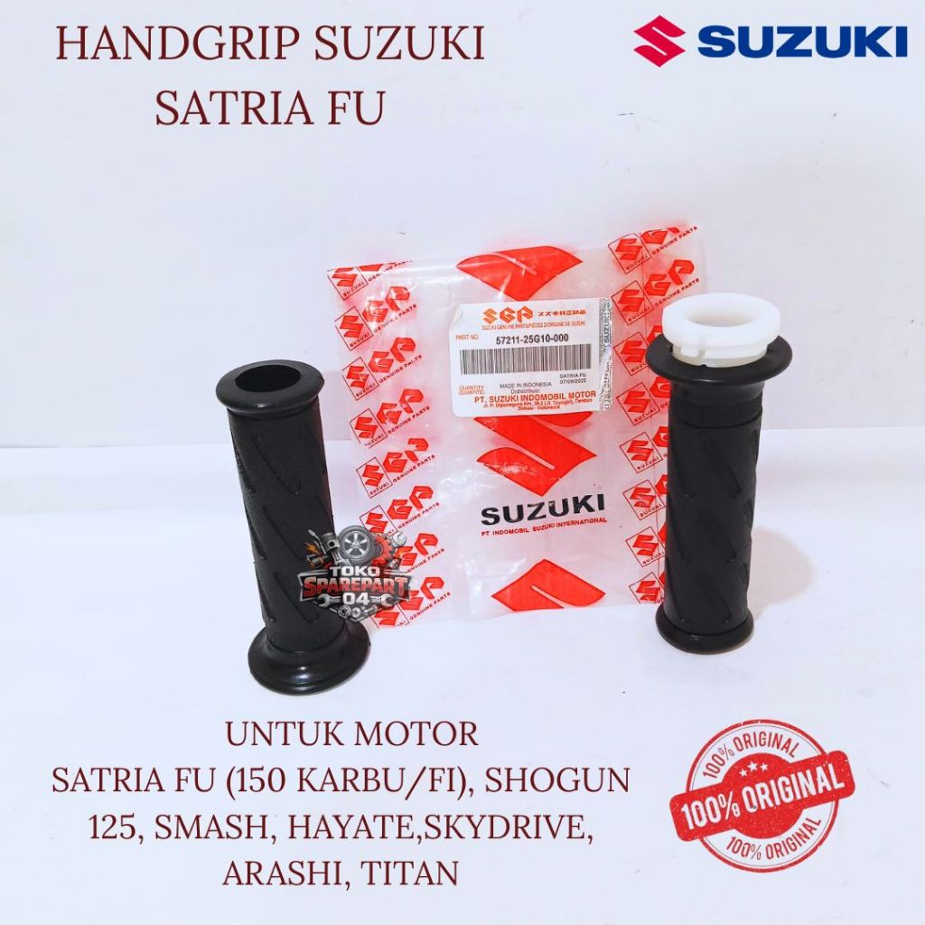HANDGRIP ORIGINAL SUZUKI SATRIA FU SATRIA FU (150 KARBU/FI), SHOGUN 125, SMASH, HAYATE, SKYDRIVE, AR