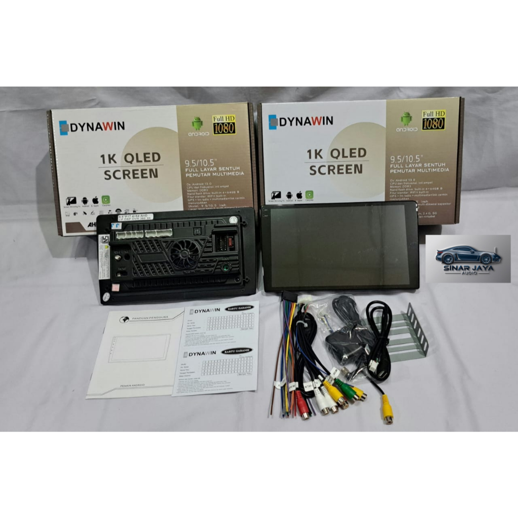 Head Unit Android ram 4+64 GB DYNAWIN DY-1078 Support Kamera 360 Head Unit Android 9 Inch Head unit 