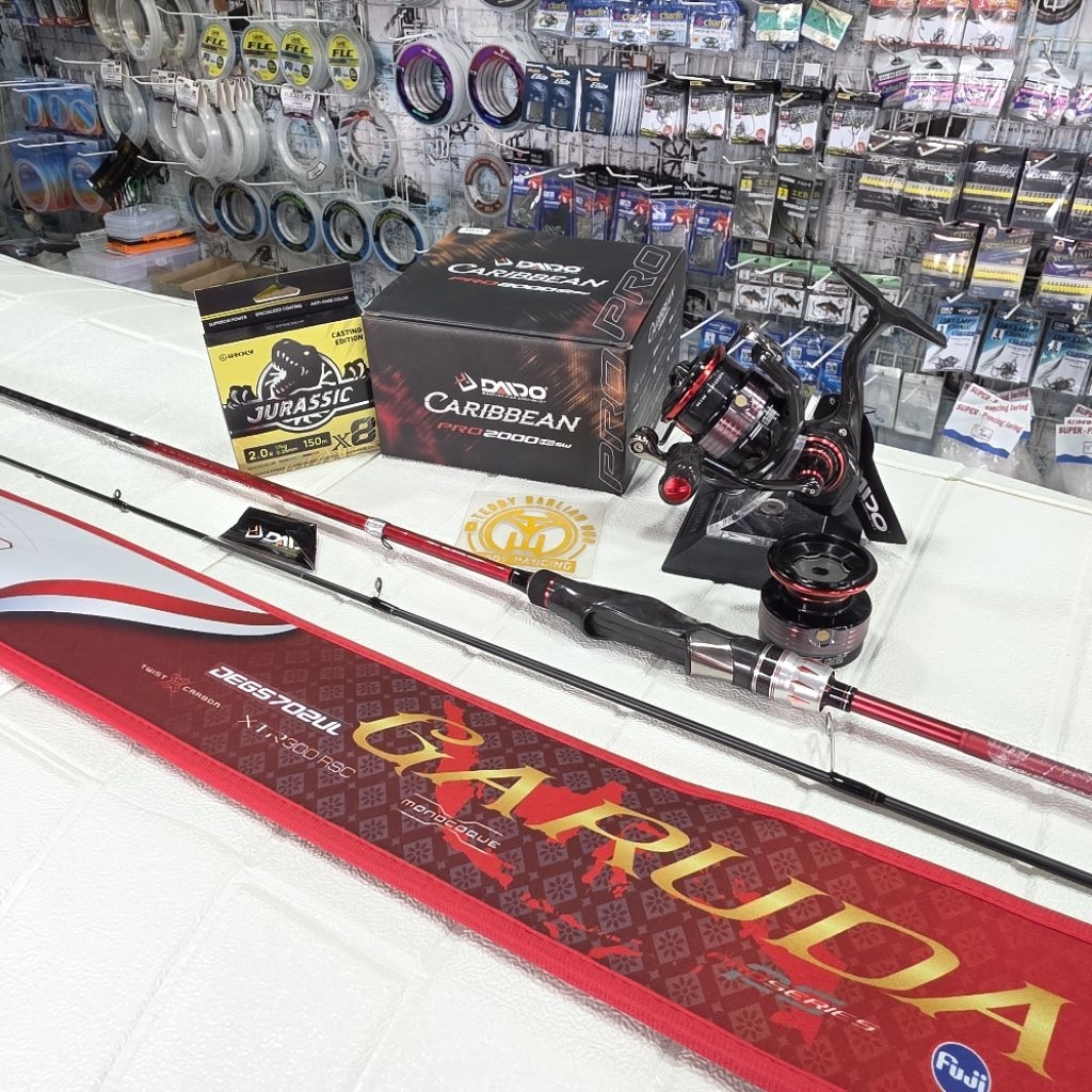 SATU SET SPINNING ULTRALIGHT || JORAN DAIDO EMPEROR GARUDA 210CM/2-6LBS SPECIAL EDITION VSREEL DAIDO