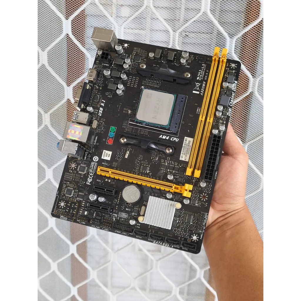 PAKETAN AMD RYZEN 3 2200G + MOBO BIOSTAR A320M
