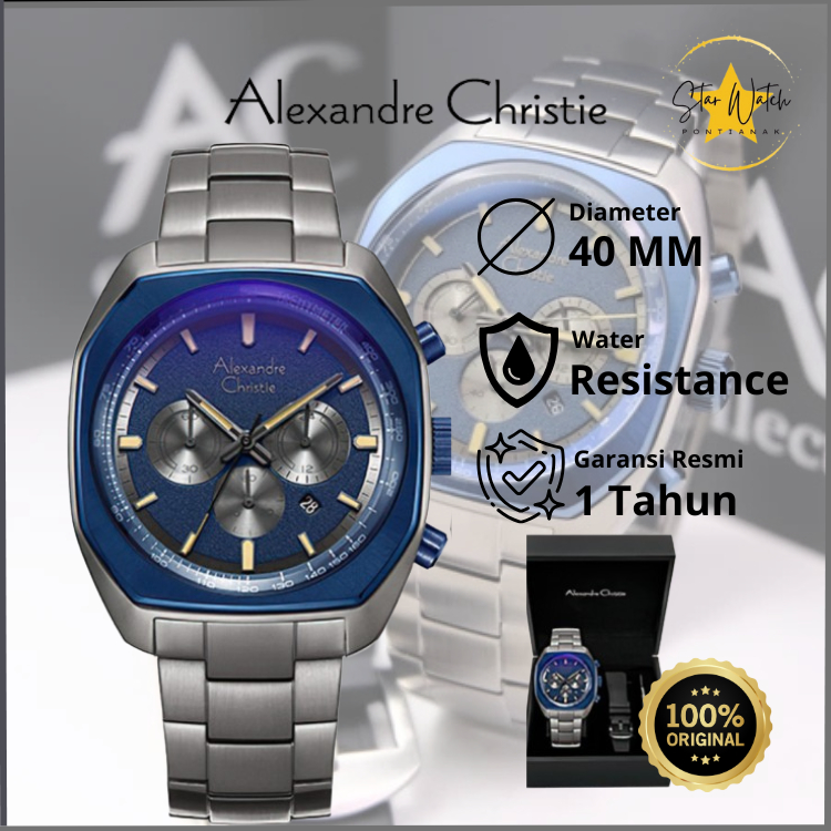 JAM TANGAN ALEXANDRE CHRISTIE 6666 MEN'S