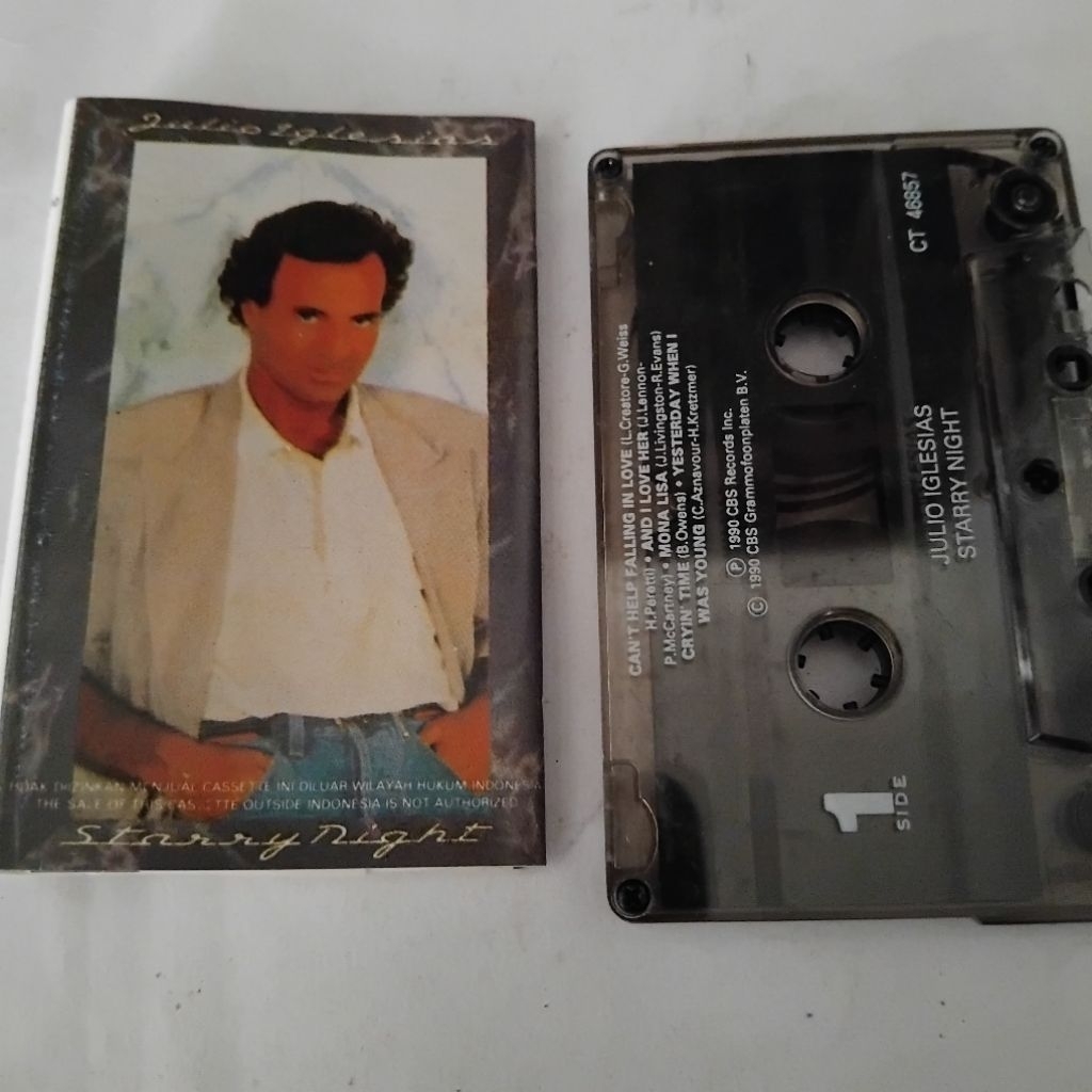 Kaset Pita Penyanyi Julio Iglesias