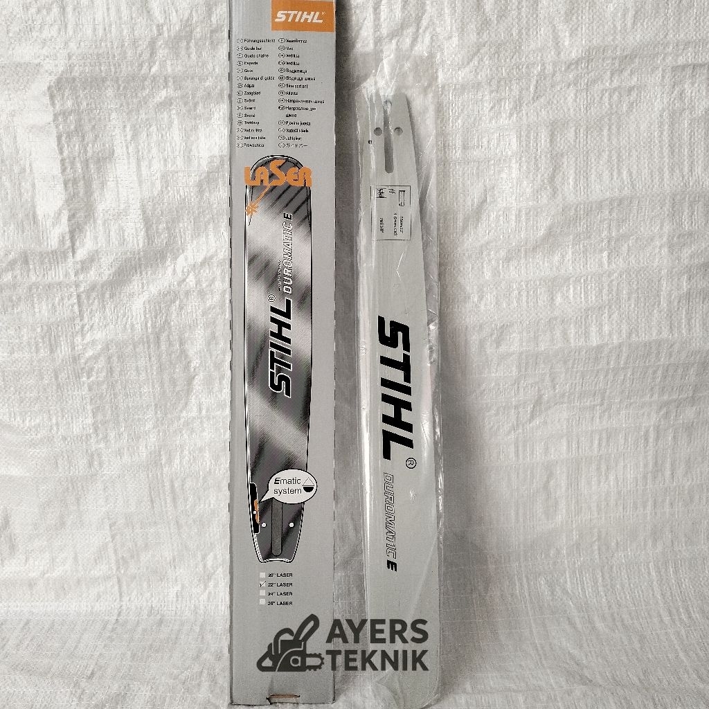 GUIDE BAR CHAINSAW / SENSO 22 INCH STIHL NEW ORIGINAL | BAR MESIN GERGAJI KAYU STIHL