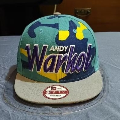 Topi new era Andy Warhol Camo, Snapback OSFM.original.