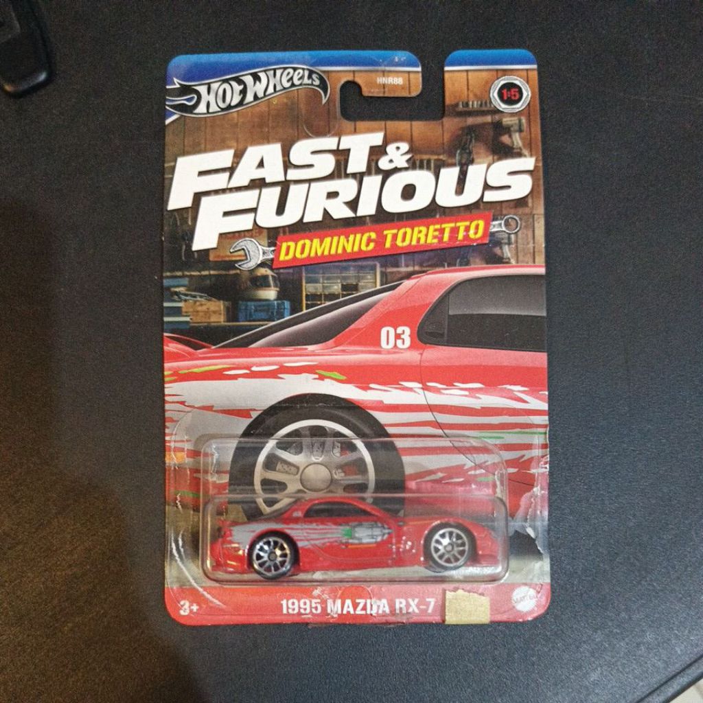 Hot wheels FnF Dominic Toretto, Mazda RX-7 1995.