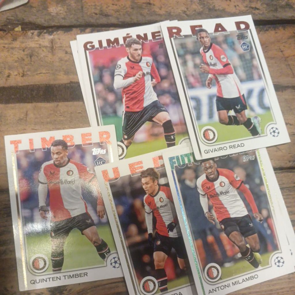 kartu bola topps ucc 2025 Feyenoord