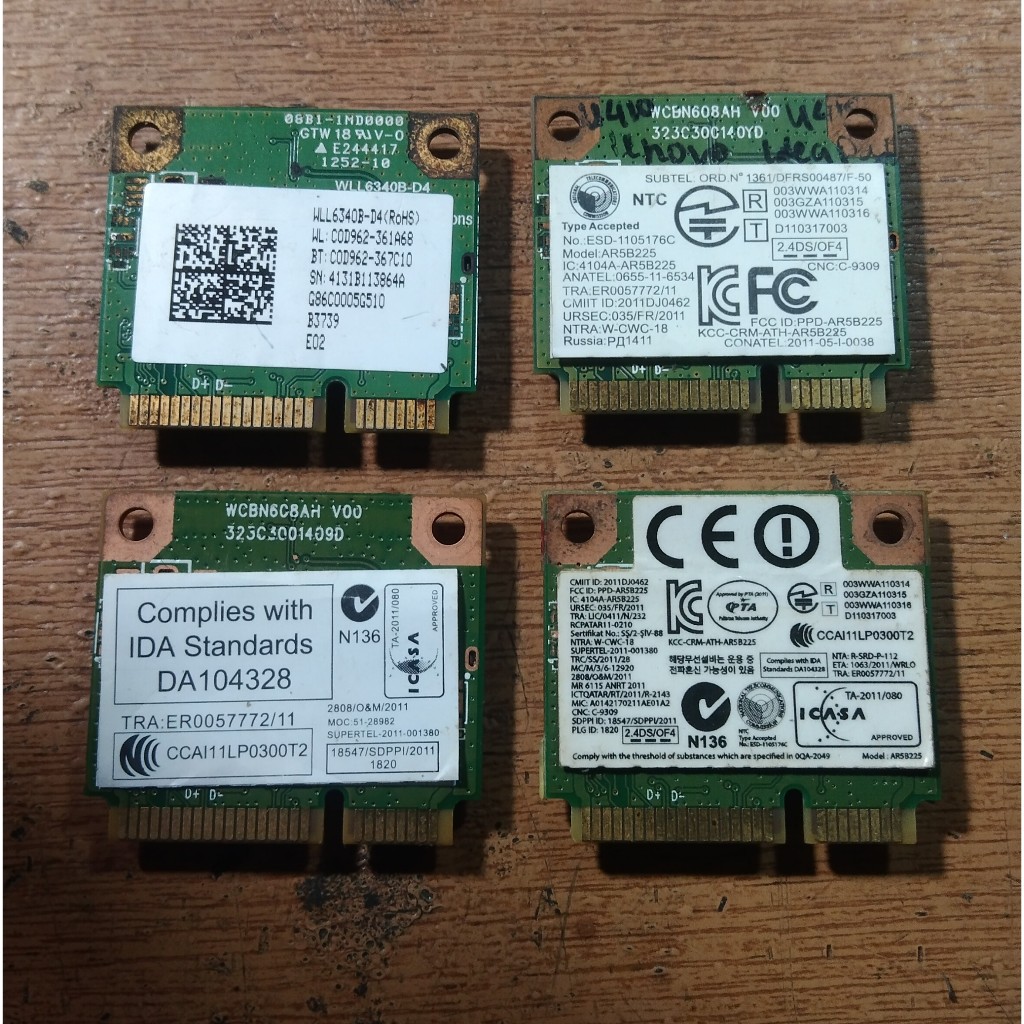 wifi wireless atheros AR5B225 dan bloetooth