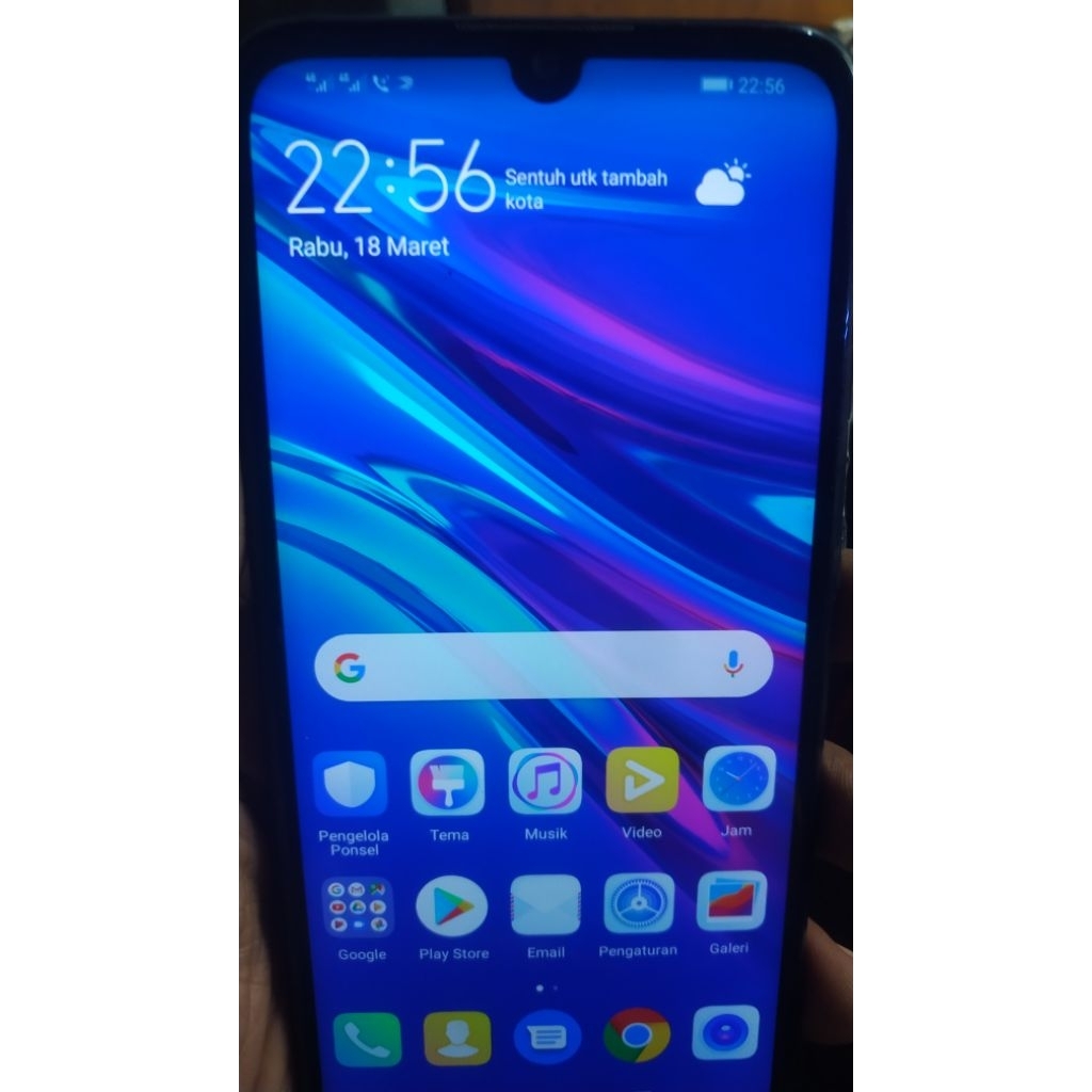 huawei y6 prime 2019 2/32 minus cek deskripsi
