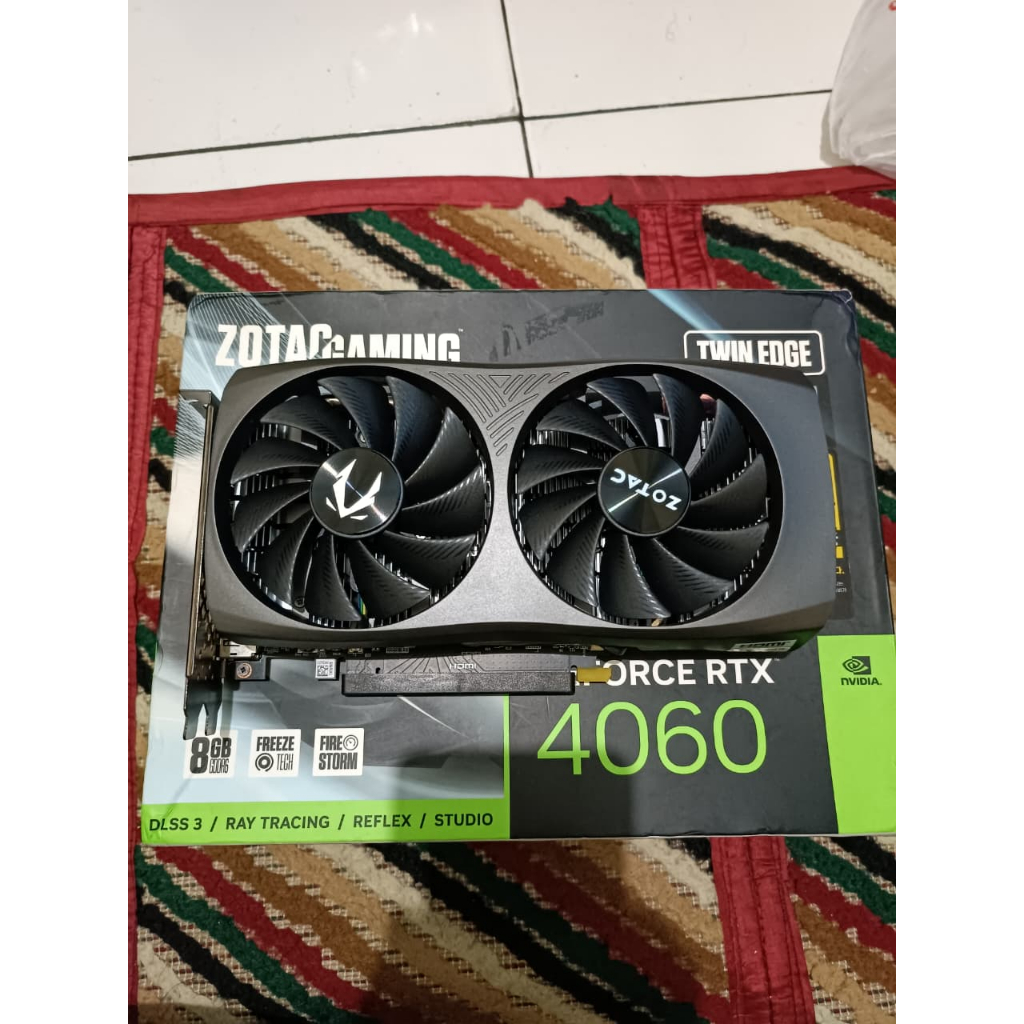 VGA Nvidia Zotac RTX 4060 8GB Dual Fan Garansi 2027