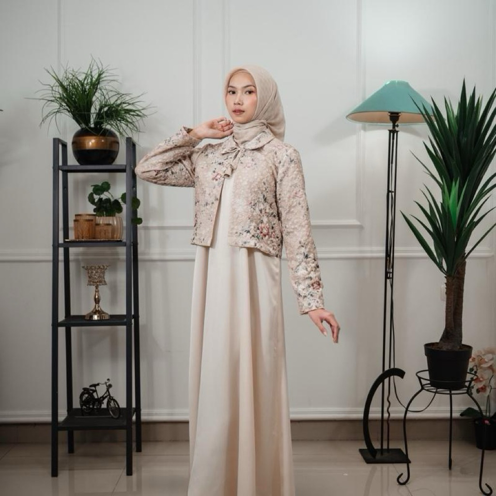 Carin  Dress Gamis Lebaran 2026 | Dress Raya Elegant | Outfit Lebaran Modern Muslimah