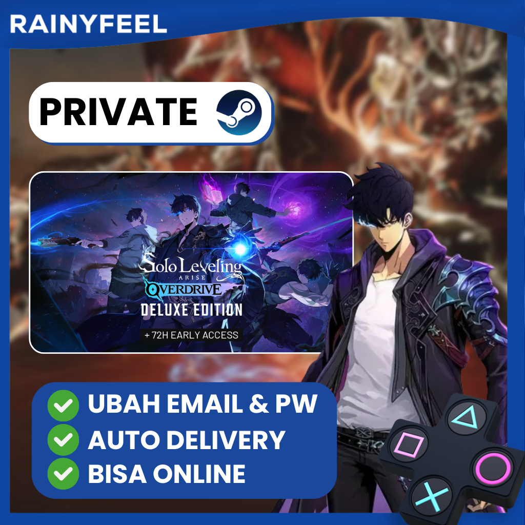 [BONUS GAME RANDOM] Solo Leveling: ARISE OVERDRIVE Deluxe Edition / AUTO DELIVERY / STEAM / Game PC 