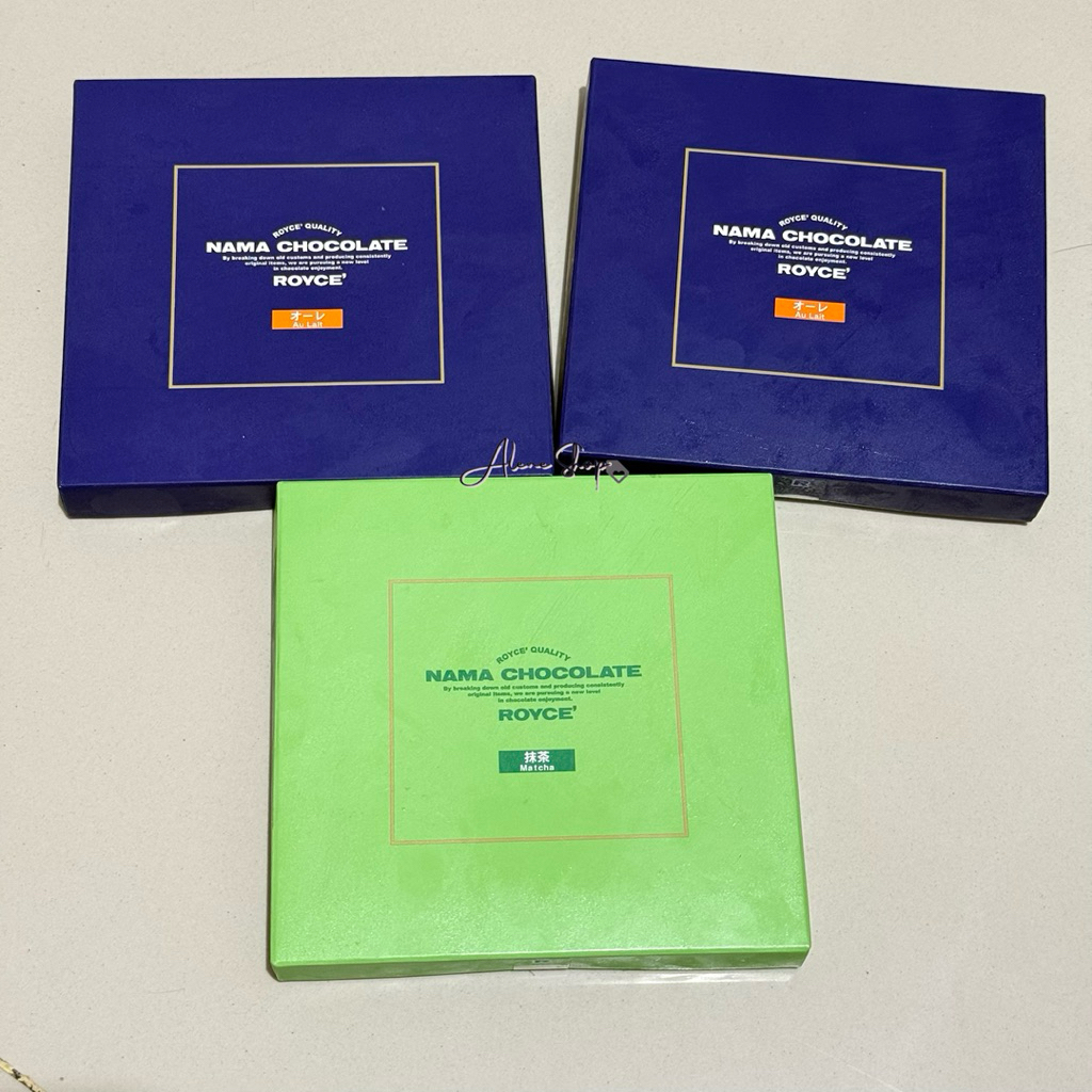 Royce Nama Chocolate - AuLait n Matcha ORIGINAL JEPANG
