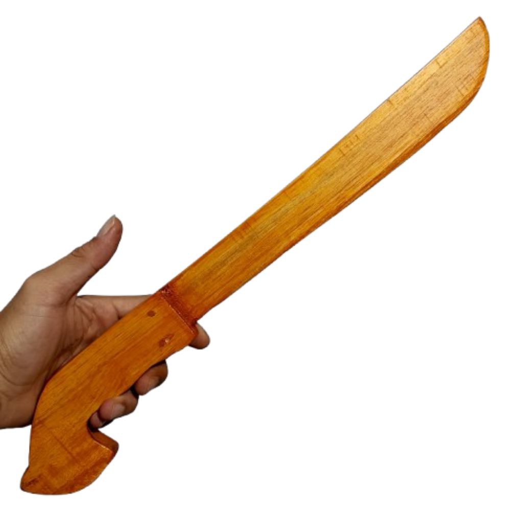 Golok Kayu IPSI Untuk Latihan Pencak Silat Seni Tunggal Bisa Untuk Anak Anak Remaja Dewasa / Golok I