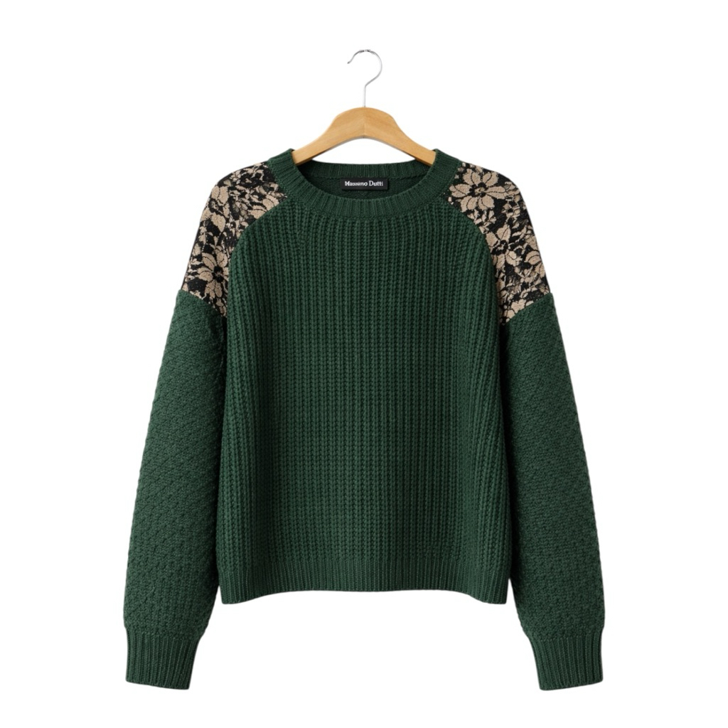 (Woman) Sweater Boxy Knit Massimo Dutti