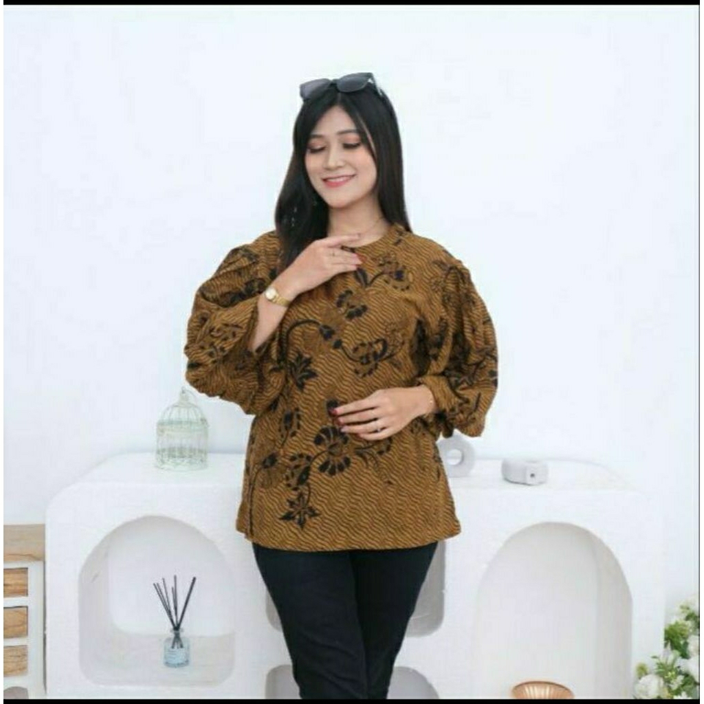 Blus Paris Batik Solo Blus Batik Wanita