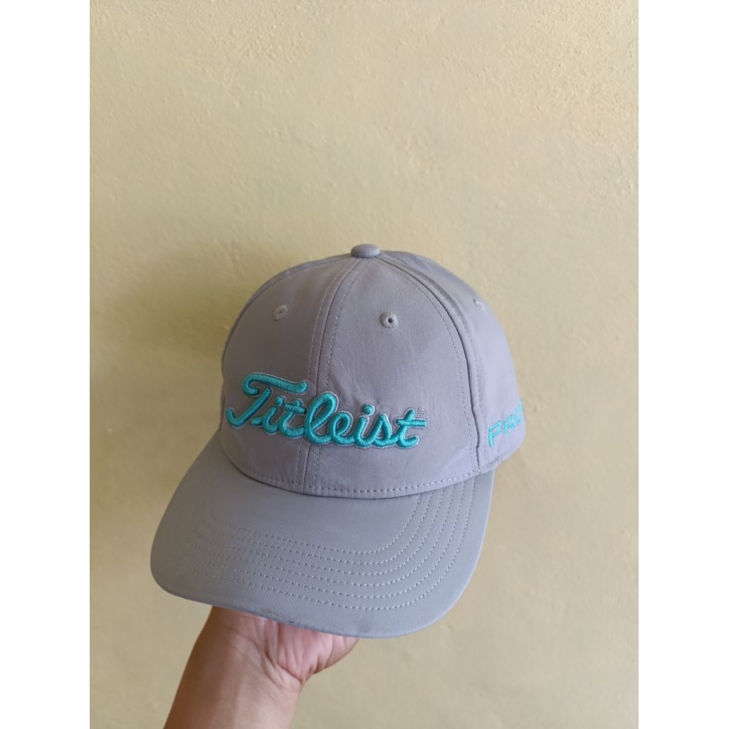 topi golf titleist pria/wanita size junior polyester second terbaik