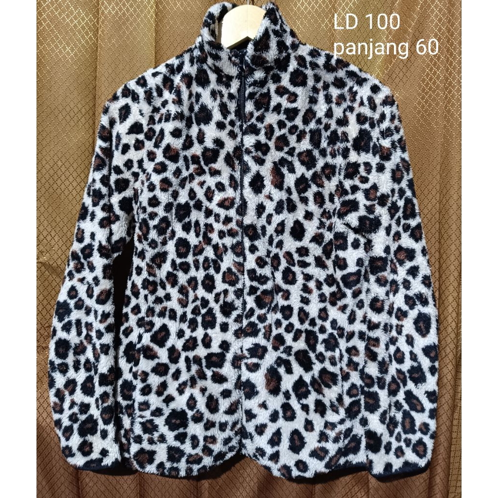 jaket bulu leopard jaket winter bulu leopard jaket musim dingin bulu leopard jaket full bulu leopard