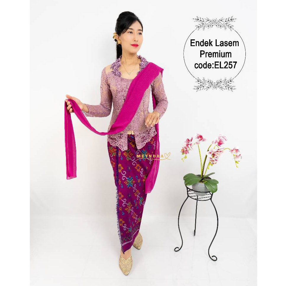 MEYNDRA BUSANA--Endek Semi Mastuli/Endek Tenun Lasem/Endek Premium Bali/Endek Bali (TANPA SELENDANG)