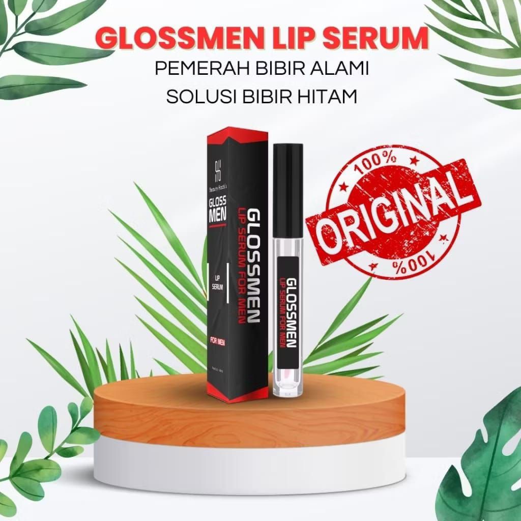 Pemerah Bibir Pria Pencerah Bibir Pria
Alami GlossMen Lip Serum Pelembap Bibir Official