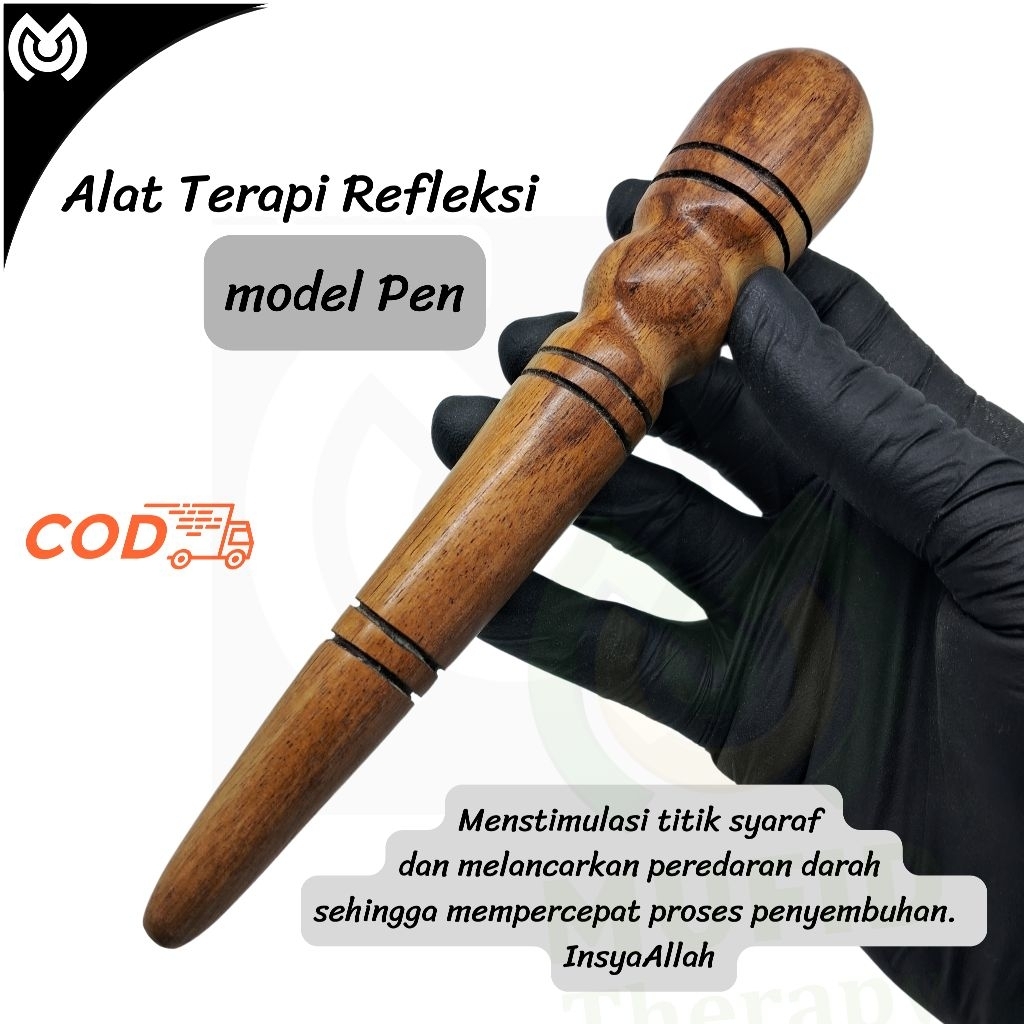 PEN Refleksi - Alat Terapi Pijat Refleksi dan Totok Profesional dari kayu Bidara Sonokeling. Pijit K