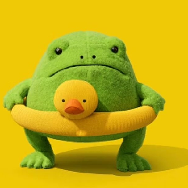 Jellycat Ricky Rain Frog Rubber Ring