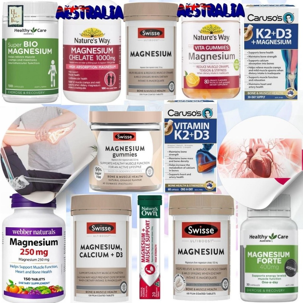 Swisse Ultiboost Magnesium, magnesium 60, bio magnesium, magnesium chelate 1000mg