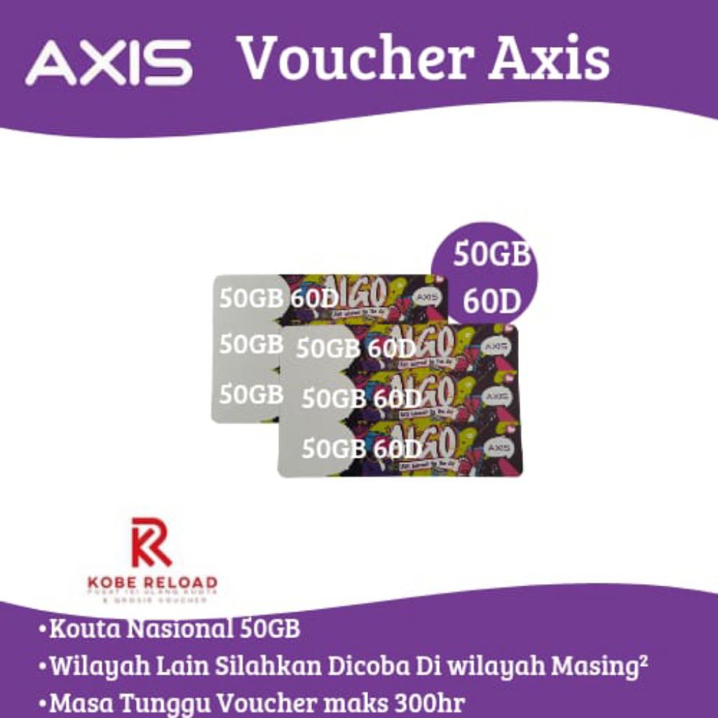 VoucherAxis Aigo 50GB 60hr