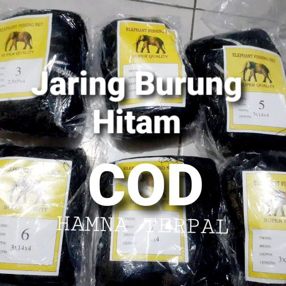 Jaring Burung Emprit Nilon Hitam Jaring Pikat Burung
