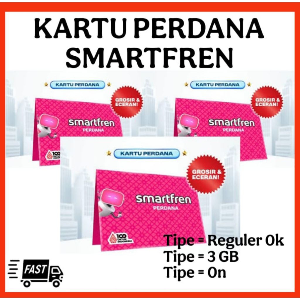 Kartu Perdana Smartfren Indosat Oredoo DLL - SP siap PK pakai tanpa injek kuota