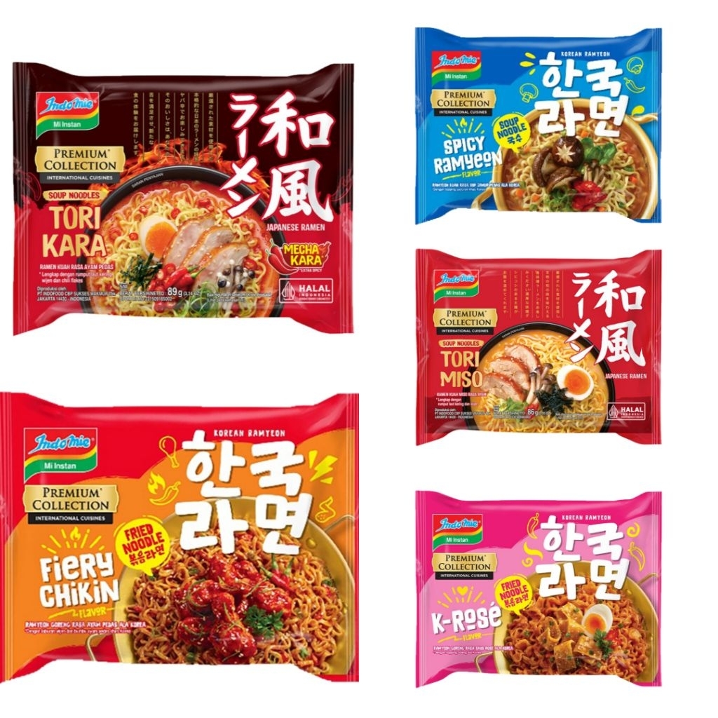 Indomie Premium Collection Mie Instan
