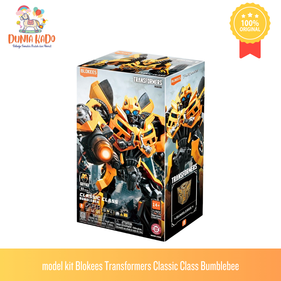 model kit Blokees Transformers Classic Class Bumblebee Original Blokees
