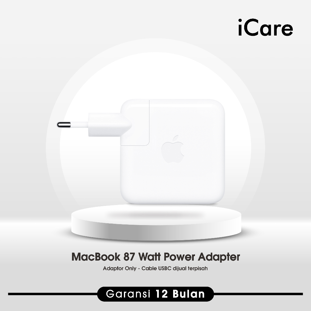 Charger MacBook 87 Watt Original USBC Power Adapter Only