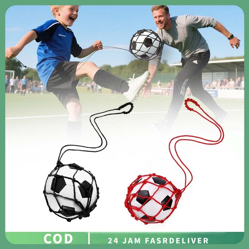 Alat Untuk Latihan Sepak Bola Tahan Lama Tali Latihan Sepak Bola Putaran Melenting Peralatan Latihan