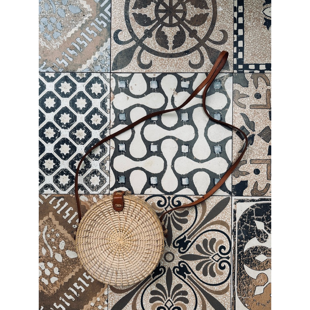 preloved tas rotan handmade bali