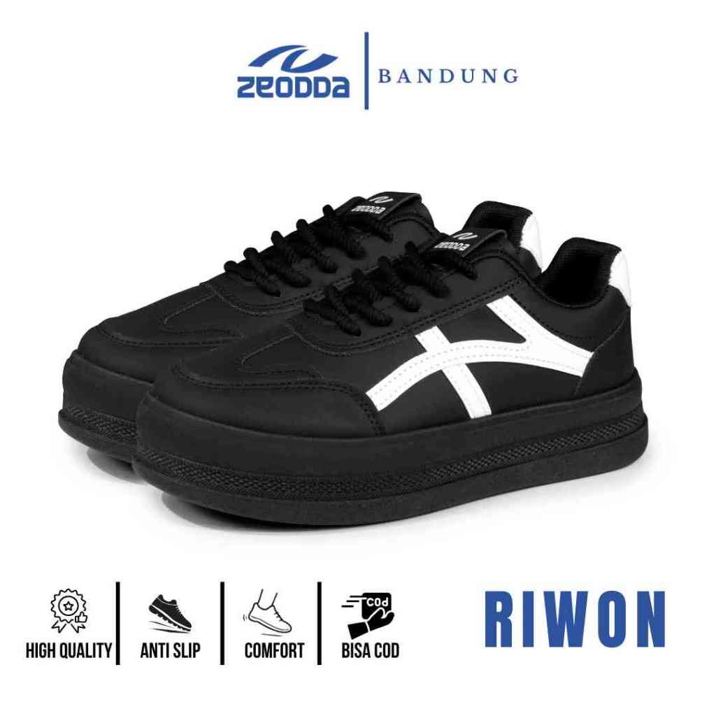 Zeodda Riwon Sepatu Sneakers trendy Sepatu Sport Korea Premium Berkualitas 1099