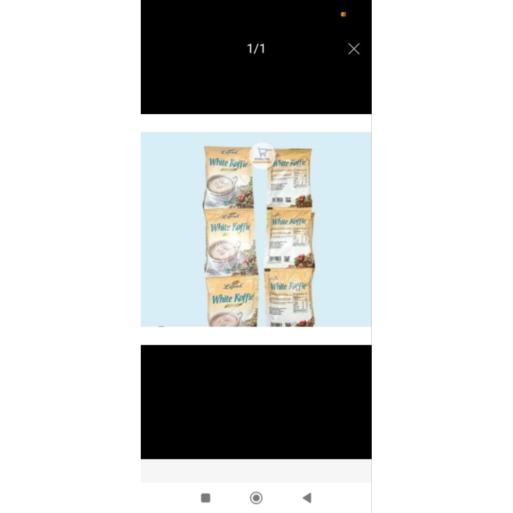 LUWAK WHITE COFFEE 1RENTENG×10