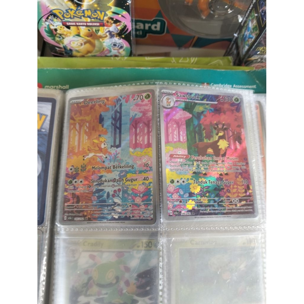 pokemon TCG deerling AR Sawsbuck AR