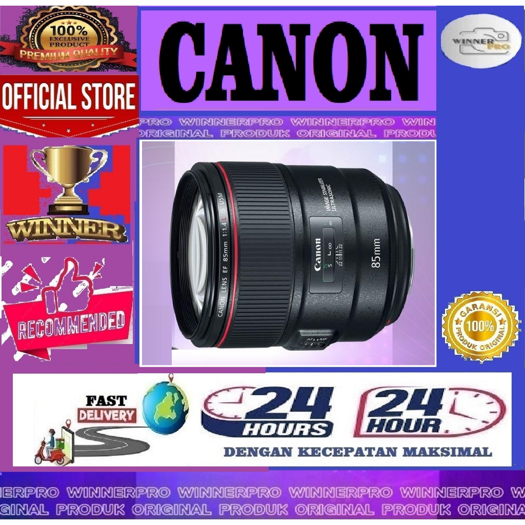 Lensa Canon EF 85mm f/1.4L IS USM