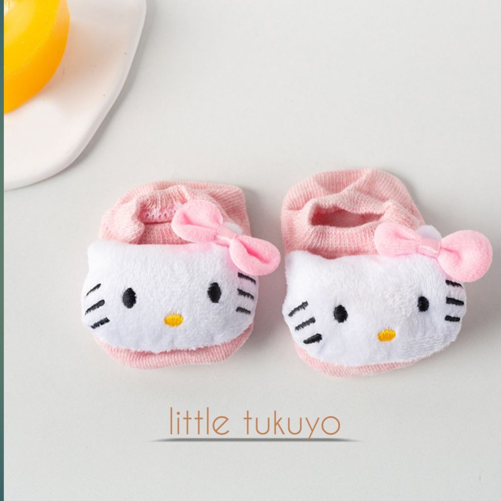 Little Tukuyo-Kaos Kaki Bayi 3D Lucu Anti Selip Newborn/Kaos Kaki Bayi Karakter