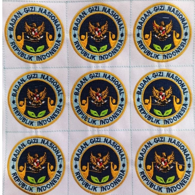 LOGO BORDIR BGN Badan Gizi Nasional MBG
