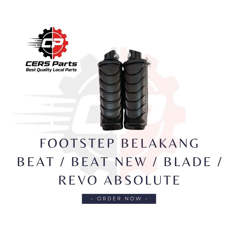 Footstep Belakang Honda Beat /  Beat New / Blade / Revo Absolute