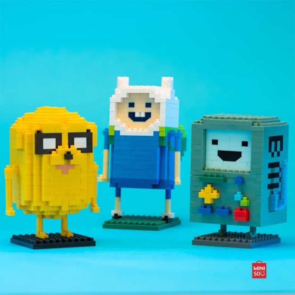 [PRELOVED] ADVENTURE TIME MINISO BUILDING BLOCKS || FINN THE HUMAN || JAKE THE DOG || BMO